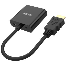 Adapter Unitek Y-6333 HDMI to VGA + audio