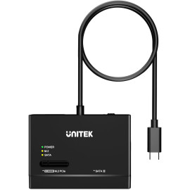 S1232A01-EU Unitek Mostek USB-C na dyski SATA i M.2 MVMe