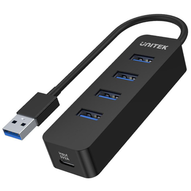 Hub USB Unitek H1117A 4 porty USB-C na USB 3.1 aktywny 10W