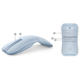 Mysz bezprzewodowa Dell MS700 Bluetooth Travel Mouse niebieski