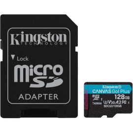 Karta pamięci microSD Kingston Canvas Go Plus microSDXC C10 UHS-I 128GB