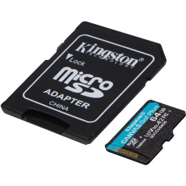 Karta pamięci microSD Kingston Canvas Go Plus microSDXC C10 UHS-I 64GB