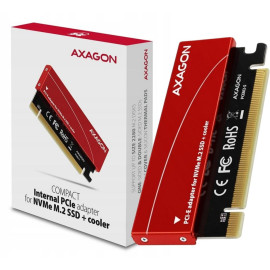 Axagon PCEM2-S Adapter wewnętrzny PCIe x16, 1x M.2 NVMe M-ke