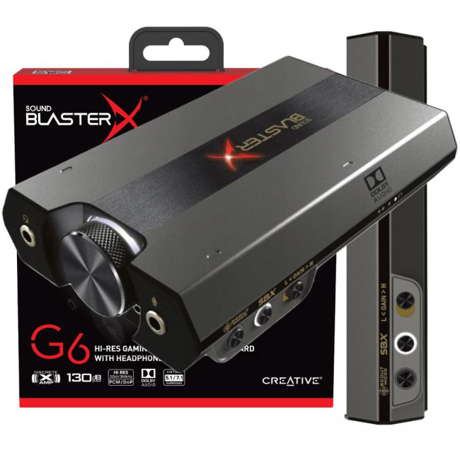 Karta dźwiękowa Creative Sound BlasterX G6 zewnętrzna