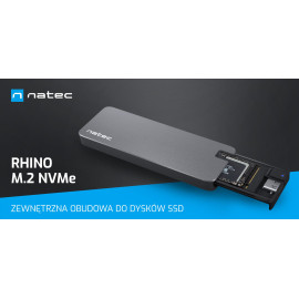 Zewnętrzna obudowa dysku Natec Rhino M.2 NVME USB-C 3.1 GEN2