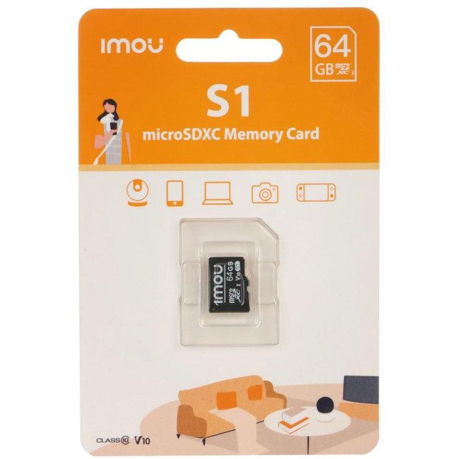 Karta pamięci microSD IMOU ST2-64-S1 64GB Karta pamięci microSD IMOU ST2-64-S1 64GB