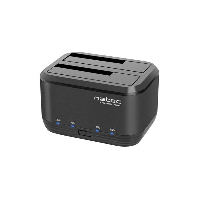 Stacja dokująca HDD Natec Kangaroo Dual 2.5/3,5cala USB 3.0 + Zasilacz