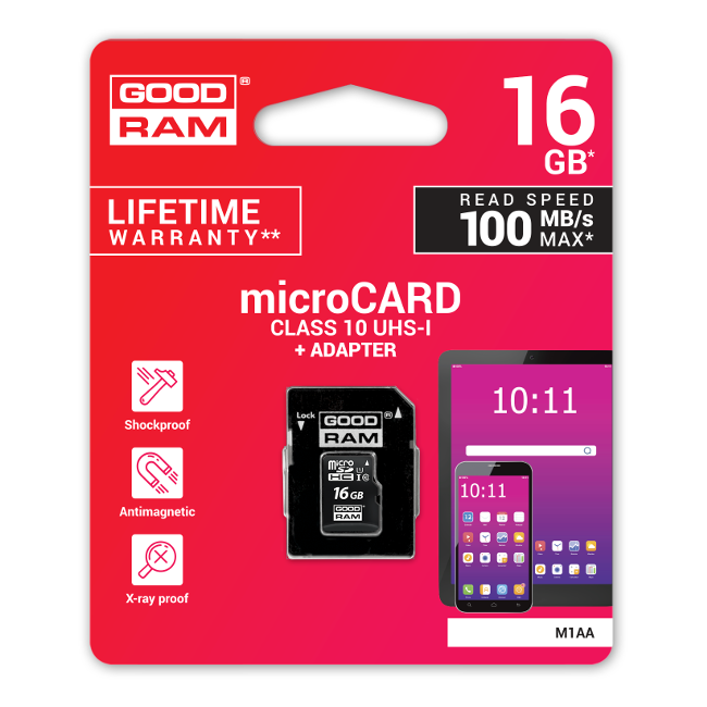 Karta pamięci microSD GOODRAM UHS-I 16GB